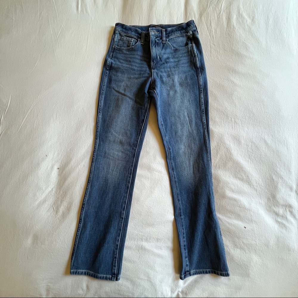Banana Republic High Rise Crop Boot Jeans
